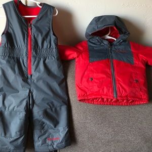 NWOT Columbia snow bib and jacket